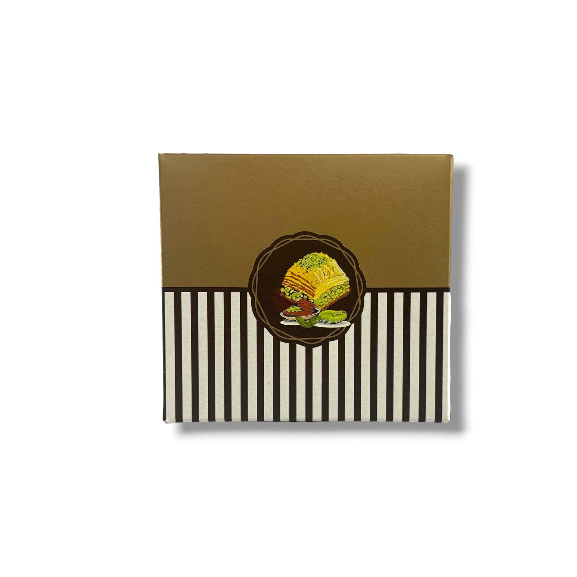 Baklava Box - Gold/Beigebrown - B250 - 100 Stück