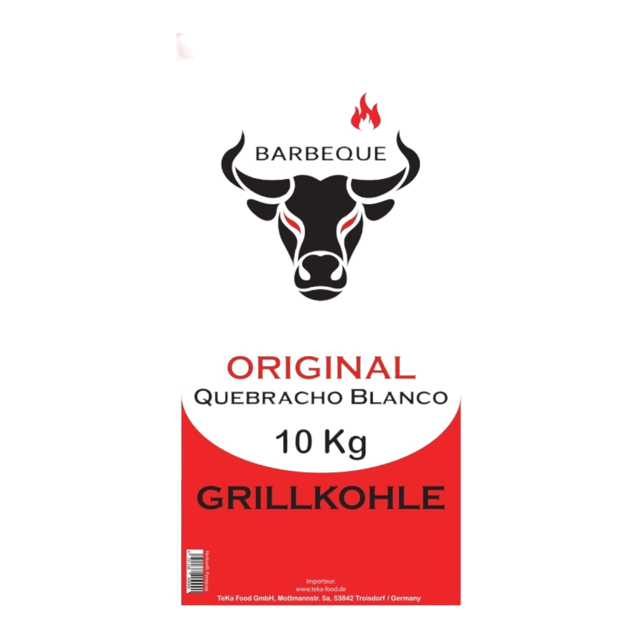 Quebracho Blanco Grillkohle (Holzkohle) - 10 Kg