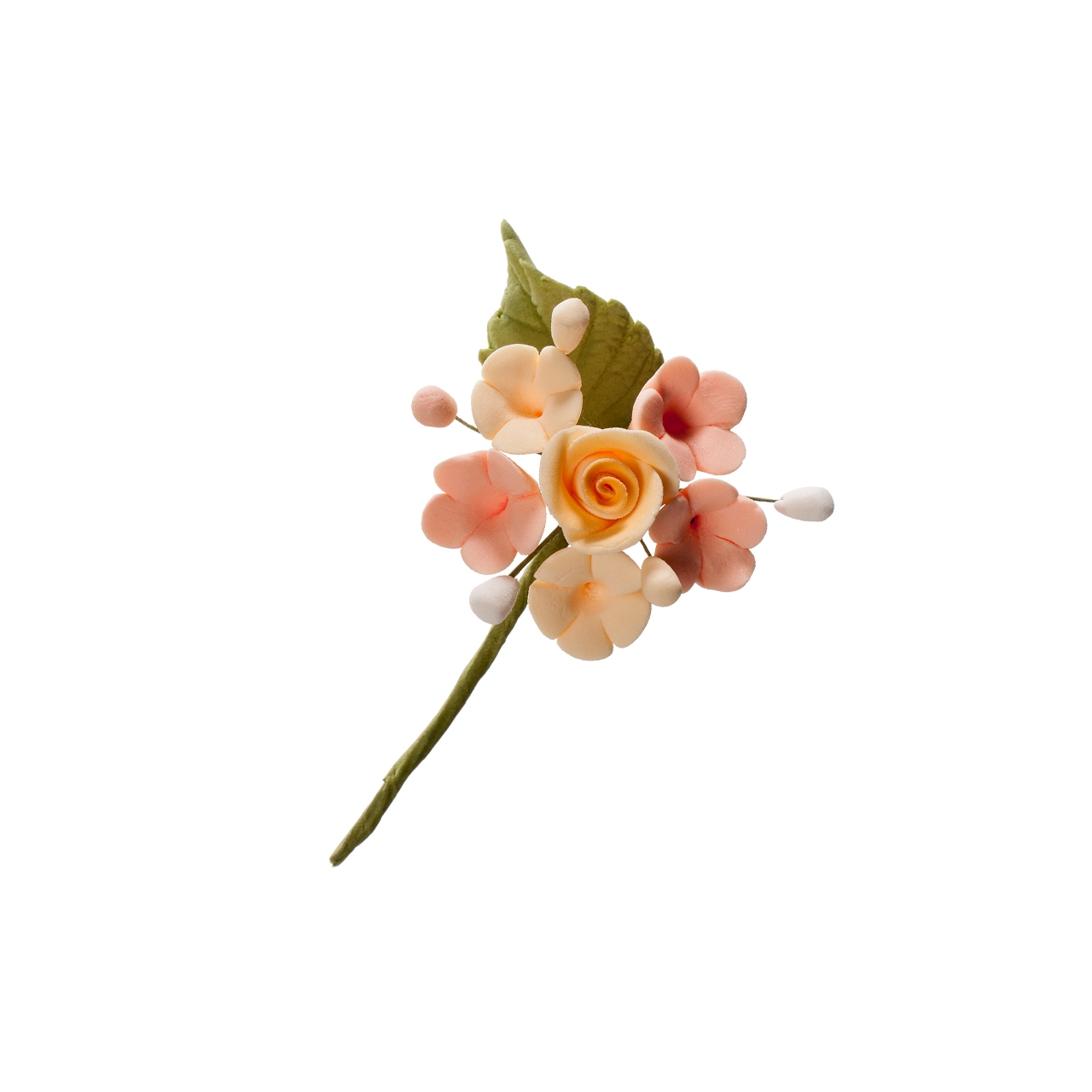 Mini Bouqet Pastell & Dark Pink (Rosen, Blumen) - Tortendeko - Dekora