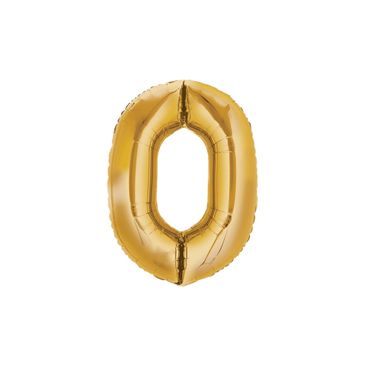 Zahlenballon - 0 - 80 cm - GOLD