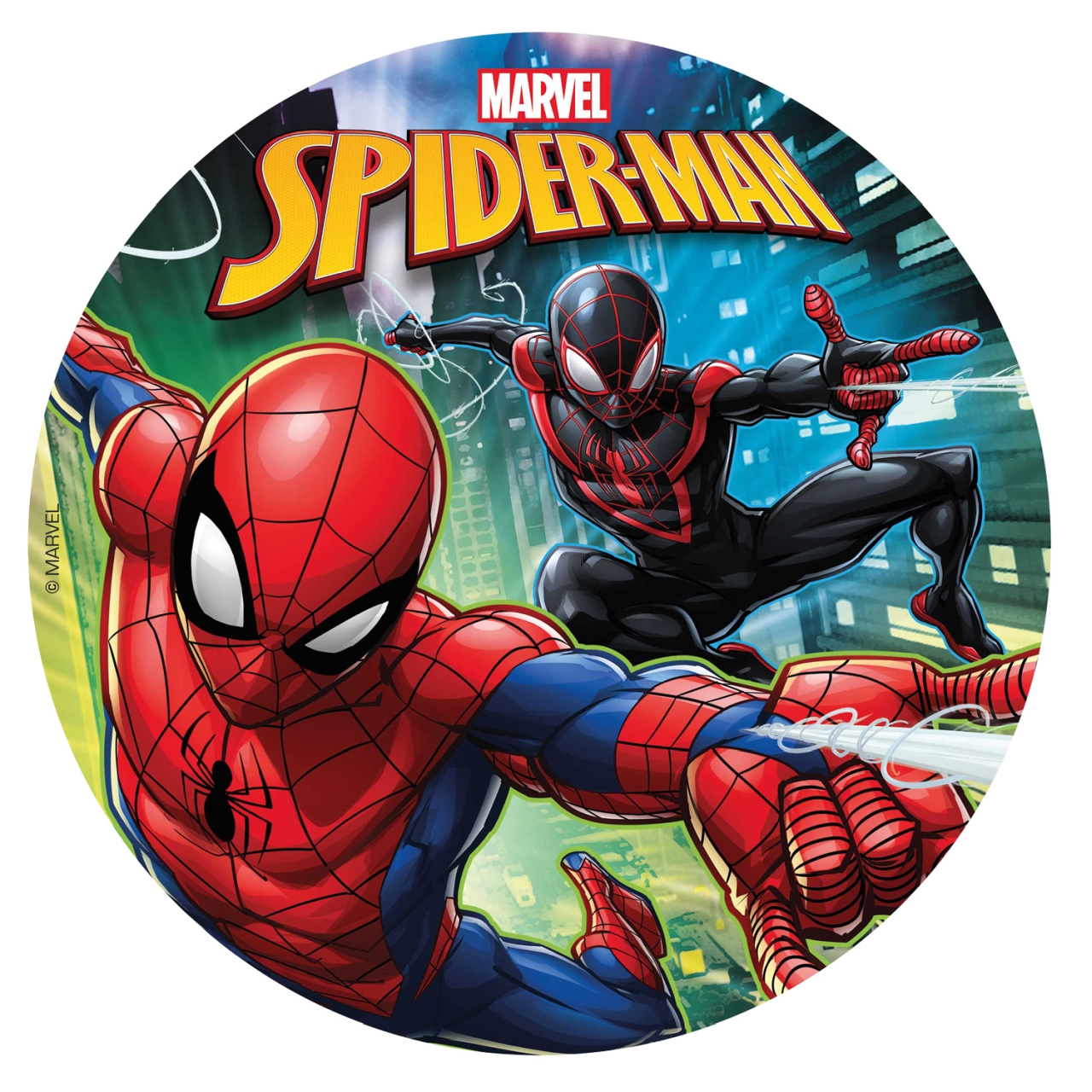Tortenaufleger rund - Spiderman - 20 cm - Dekora