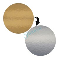 5St | 29cm | Rund | Gold/Silber | Spiegeld |...